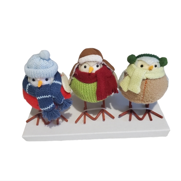 NEW 3 pc Mini  Featherly Friends Bird Set Wondershop - Picture 7 of 8